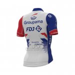 Groupama FDJ Cycling Jersey Bib Short 2021 Short Sleeve Red Blue White(2) 2